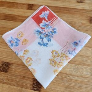 Vintage Floral Printed Hankie